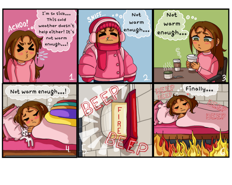 Comic: coping with winter weather in Bloomington-Normal