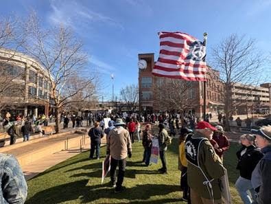 Local protests draws thousands in Bloomington-Normal