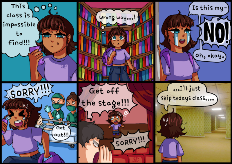 Comic: Lost in the halls of IWU